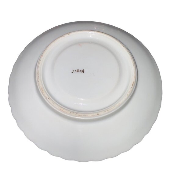 Vintage Japanese Teacup & Saucer Set Gold & Orange Design - Picture 11 of 13